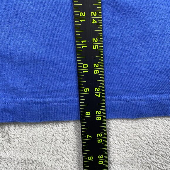 Lands' End Men's Polo Shirt Small Blue Cotton Gorpcore - Picture 5 of 9